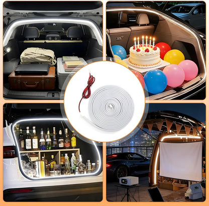 Trunklyy LED 4m - Kompletny zestaw do zamontowania w bagażniku